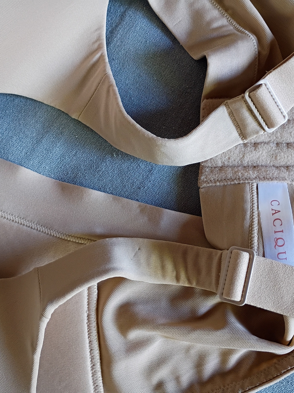 Cacique Nude T-Shirt Bra - Comfortable Everyday Support No-Wire Size 42DD - Picture 9 of 10